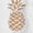 White Pineapple Pattern, variant on REGALWOVEN High-End Bathroom Rug - Ultra Plush Absorbent Microfiber Bath Mat, Non-Slip Machine Washable Shag Shower Rug White Pineapple Pattern 24" x 16"