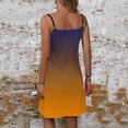 thumbnail image 5 of summer dresses for women 2024 Casual Sundress Summer Camisole Boho Beach Dress V Neck Tank Dresses Beach Dress wedding guest dresses for women Orange Polyester M, 5 of 6