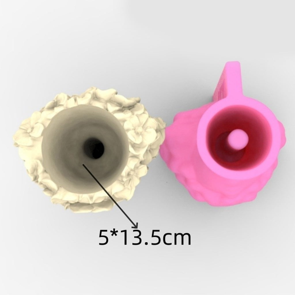 Succulent Flowerpot Mold 3D Flower Girl Pen Holder Silicone Mould Concrete Plaster Planter Vase Mold Epoxy Resin Molds