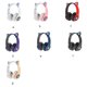 thumbnail image 5 of Injueey Auriculares con orejas de gato Auriculares inalámbricos Música Estéreo Auriculares con azules con micrófono Niños Hija fone Gamer Cables de audio/vídeo Blanco, 5 of 6