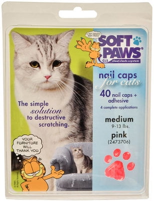 Soft Paws Cat Nail Cap Kit - Pink 