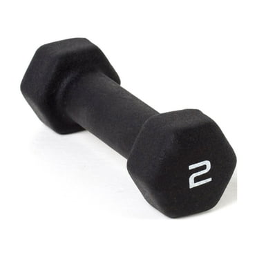 CAP Barbell, 2lb Black Neoprene Dumbbell, Single