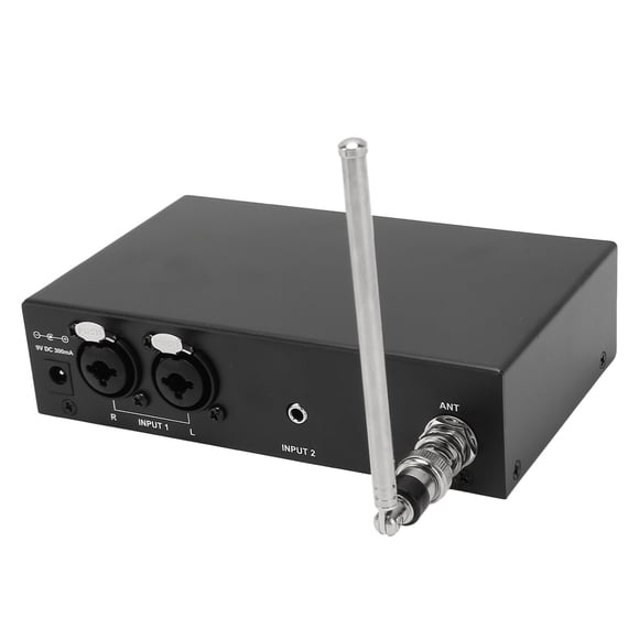 De Monitor de Oído Inalámbrico Kit de de Monitor Inalámbrico Estéreo de 526 MHz a 535 MHz Receptor Transmisor para Transmisión en Vivo en Escenario con