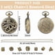 thumbnail image 2 of Set de dados en miniatura para Dungeons & Dragons (D&D), colgante mecánico de bolsillo con forma de pulpo de bronce, incluye 7 dados. Accesorios para juegos de mesa y rol., 2 of 6