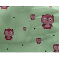 thumbnail image 4 of oneOone Georgette Viscose Fabric Dot & Cartoon Owl Bird Fabric Prints by Yard 42 Inch Wide, 4 of 4