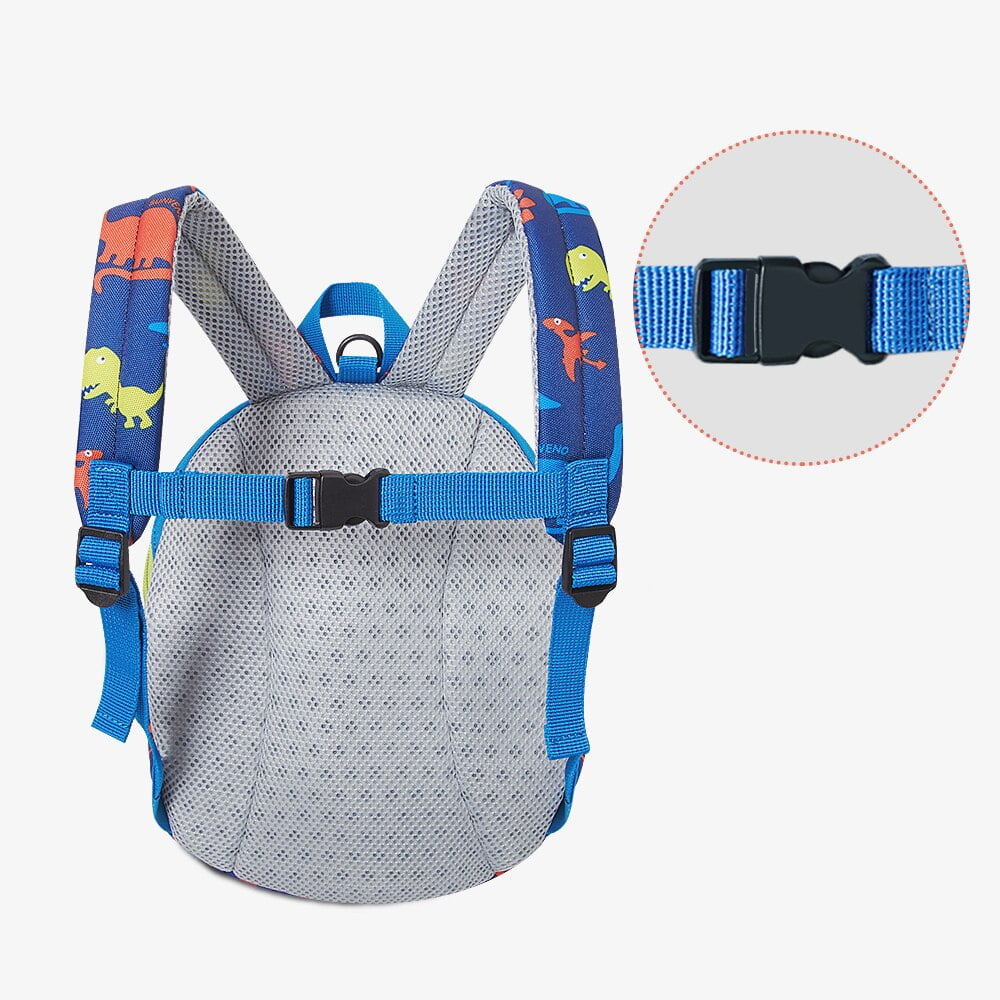 Sunveno Toddler Backpack, Safety Harness and Lunch Bag with Leash, Blue Diansour, 1 Piece