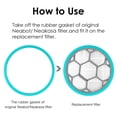thumbnail image 3 of OUSITAID 6 Packs  Foams for Neabot P1 Pro Professional Grooming Vacuum Part Accessory, 3 of 6