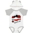 thumbnail image 3 of Inktastic My Papa Loves Me with Cute Ladybugs Boys or Girls Baby Bodysuit, 3 of 5