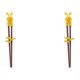 thumbnail image 1 of Palillos para niños Kearding 1 par de madera juego de vajilla de aprendizaje, 1 of 6