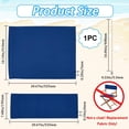 thumbnail image 2 of 1 Set Replacement Seat Cover for Directors Chair Marine Blue Directors Chair Cloth Cover Canvas Seat and Back Kit with Wood Stick for Folding Casual Seat Makeup Chair Home Garden Outdoors, 2 of 9
