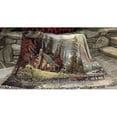 thumbnail image 3 of Manual Woodworkers and Weavers ATPERV A Peaceful Retreat Tapestry Throw Blanket Fashionable Jacquard Woven 60 X 50 in., 3 of 4