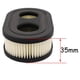 thumbnail image 5 of Filtro de aire para cortacésped, 4 filtros de aire para cortacésped adecuados para motor de cortacésped, el filtro de aire para motores puede reemplazar el filtro de cortacésped viejo Rojo Verde, 5 of 5