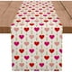 thumbnail image 4 of Bandera de mesa colorida para decoración de San Valentín, ideal para restaurantes, salas de estar, bodas, aniversarios, cuatro tamaños disponibles, de lino., 4 of 7