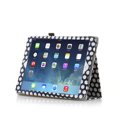 thumbnail image 6 of iPad 2/3/4 Case (Polka Dot Black) - Slim Fit Synthetic Leather Folio Case Stand with Smart Cover Auto Sleep & Wake Feature and Stylus Holder for Apple iPad 4th Gen, the New iPad 3 and iPad 2, 6 of 7