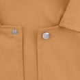 thumbnail image 5 of DPTALR Men's Fashion Solid Color Long Sleeve Lapel Multi-Pocket Casual Workwear Jacket,Khaki, XXXL, 5 of 6