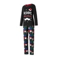 thumbnail image 3 of Meihuid Family Christmas Pajamas Matching Sets, Xmas PJs Mathching Set, Holiday Family Long Sleeves Sleepwear Sets, 3 of 10