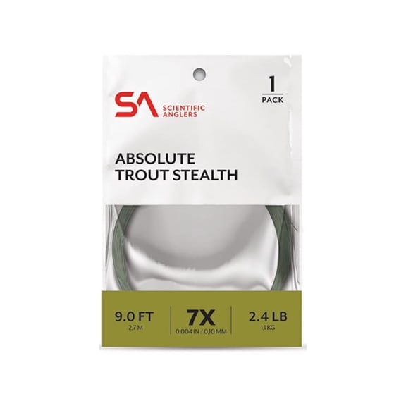 Scientific Anglers Absolute Trout Stealth Leader 5X 9'