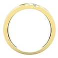 thumbnail image 3 of Dazzlingrock Collection 0.12 CT Round White Diamond Men Wedding Band 14K Yellow Gold Size 11.5, 3 of 6