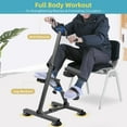 thumbnail image 2 of Arm and Leg Exercise Bike for Seniors - Folding Pedal Exerciser for Elderly, Adjustable Hand Bike for Physical Therapy, Knee & Foot Stroke Therapy Equipment for Adults, with Shock Absorbing Suckers, 2 of 8