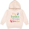 thumbnail image 2 of Inktastic My Grandma and Grandpa Love Me Toddler Hoodie, 2 of 4