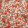 thumbnail image 1 of oneOone Georgette Viscose Orange Fabric Abstract Fabric For Sewing Printed Craft Fabric By The Yard 42 Inch Wide, 1 of 5