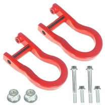munirater 2PCS Tow Hooks Torch Red Replacement for 2007-2019 Chevrolet Silverado GMC Sierra 1500 84192871