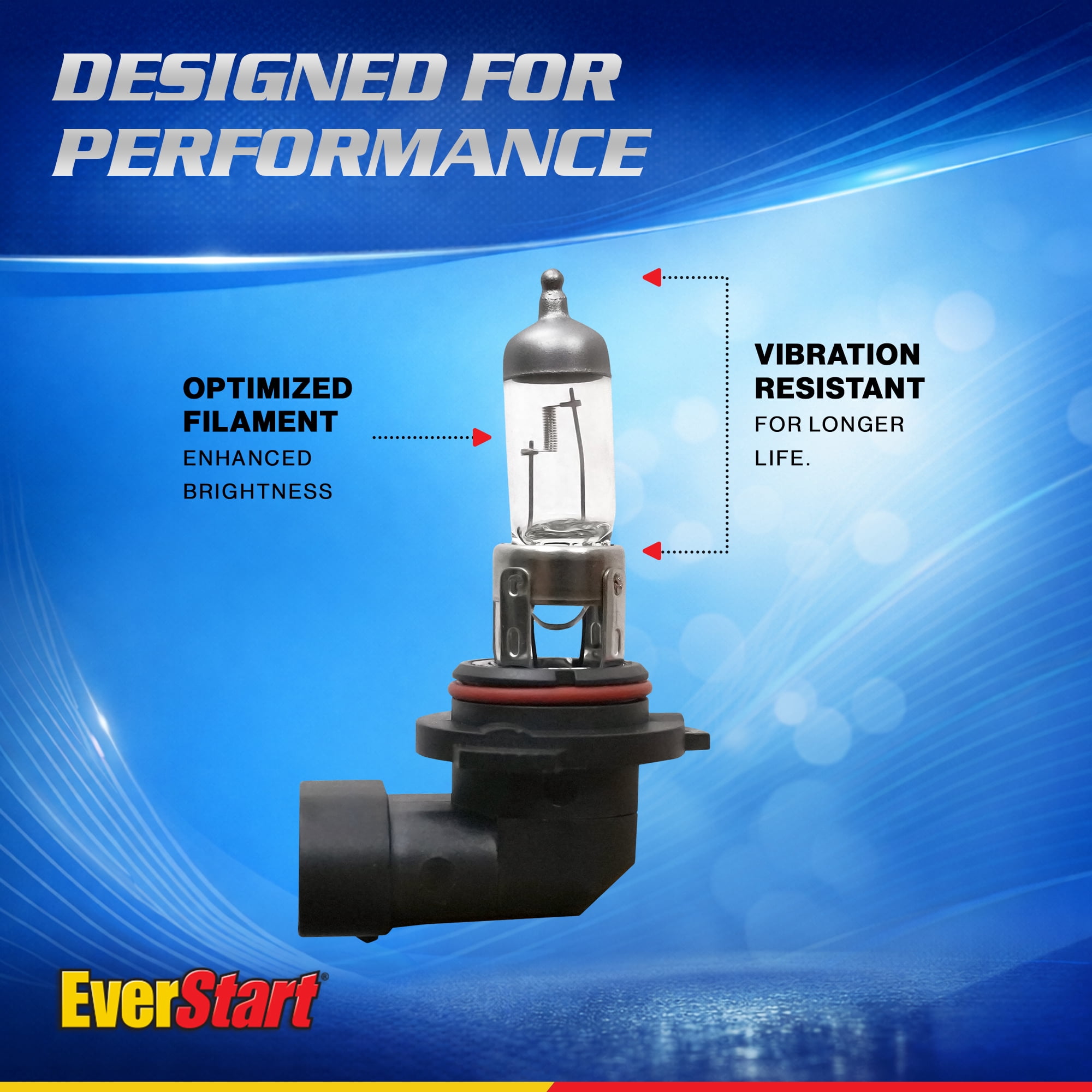 EverStart 9006 Halogen Headlight Bulb, 1 Pack