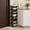 Black, variant on LUOLUO 6-Tier Foldable Shoe Rack,Bamboo Shoe Organizer Storage for Entryway Closet,Free Standing,Brown
