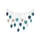 thumbnail image 5 of Tapiz Tejido, Colgante de Pared de Macramé, Telón de Fondo Bohemio, Adorno, Cuerda, Exhibición de Imágenes, Borlas de Hojas, Decoración de Pared de Gu Azul perfecl Macramé Tela decorativa, 5 of 8