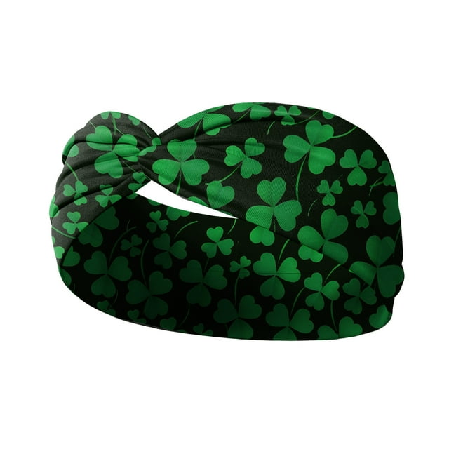 Decoraciones para el Día de San Patricio, Accesorios para el Día de San Patricio, Regalos para el Día de San Patricio, Diadema con Estampado Irlandés, Accesorios Deportivos para el Cabello de Yoga, Di
