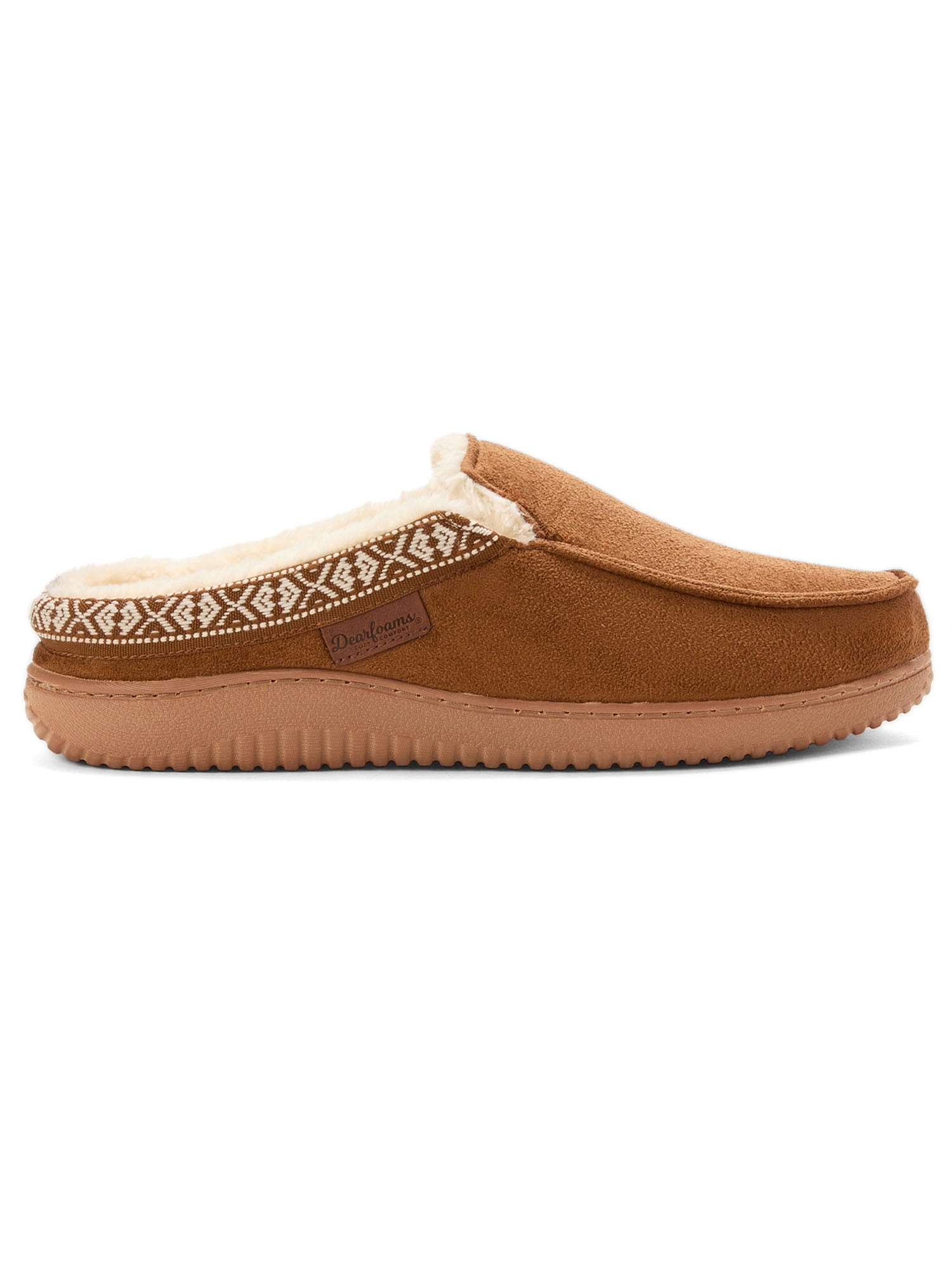 Dearfoams Cozy Comfort Men's Microsuede Clog Slippers