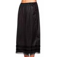thumbnail image 2 of Jupon en Dentelle pour Femmes Jupon sous Robe Longue Jupe de Sécurité Oversize TTG Noir, 2 of 5