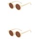 thumbnail image 3 of Gafas de sol ópticas Minnieouse redondas para bebés Beige 2Conjunto, 3 of 6
