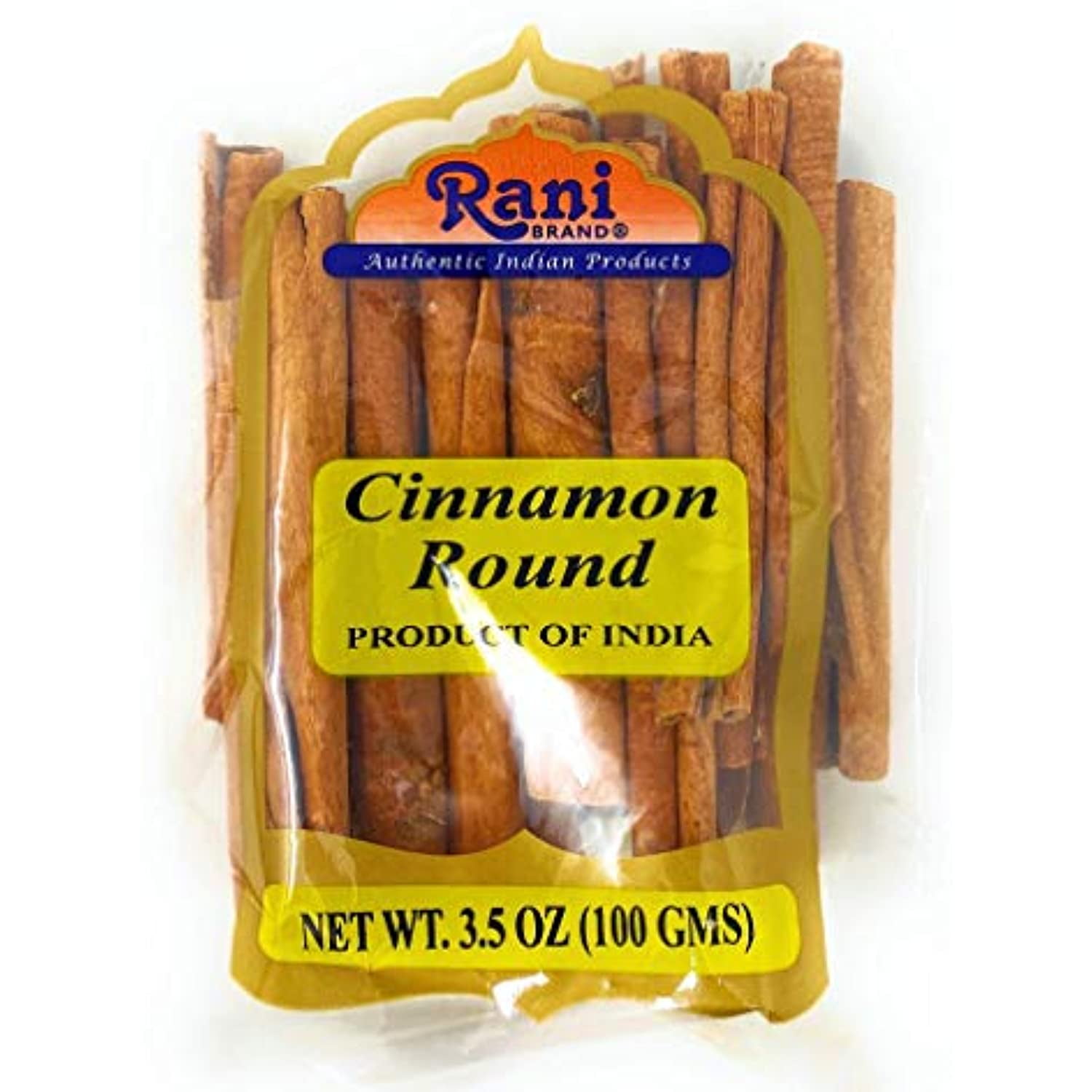 Rani Cinnamon Sticks 3.5oz (100g) ~ 11-13 Sticks 3 Inches in Length Cassia Round ~ All Natural | Vegan | No Colors | Gluten Friendly | NON-GMO