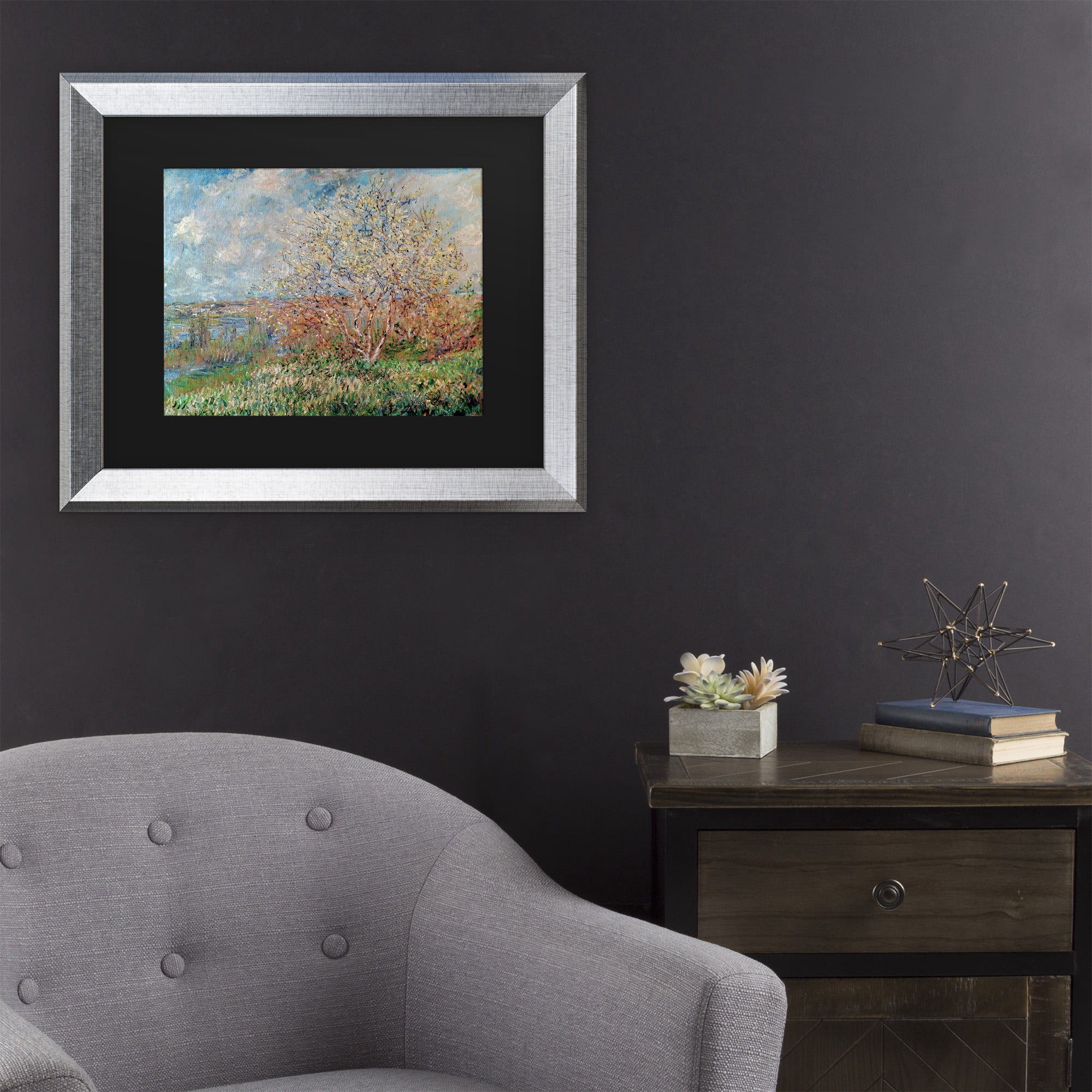 Trademark Fine Art 'Spring 1880' Canvas Art by Claude Monet