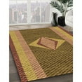 thumbnail image 2 of Ahgly Company Indoor Rectangle Patterned Saddle Brown Area Rugs, 2' x 5', 2 of 6