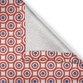 thumbnail image 6 of Ambesonne 4th of July Valance & Curtain, Freedom and Liberty, 55"x45", Royal Blue Red White, 6 of 6