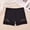 Black(New), variant on PNTUTB Plus Size Underwear for Women High-Waisted Full Coverage Panties Solid Color Ice Silk Sheer Lace Trim Comfortable Secure Boxer Briefs