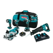 Makita XT507PT 18V LXT Lithium-Ion Brushless Cordless 5-Piece Combo Kit (5.0Ah)