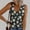 Black, variant on HOMBOM Tank Tops Sleeveless V-neck Button Khaki Fashion Print T-shirt Womens Summer Tops XXL
