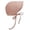 Pink, variant on Gyujnb Linen Baby Sun Hat Breathable Adjustable Tie Bonnet for Spring Summer Daily Wear