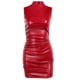 thumbnail image 2 of Vestido sin mangas de cuero sintético para mujer: ajustado a las caderas, sexy para fiesta, tejido elástico, tallas S-L (busto/cintura/cadera/largo), 2 of 6