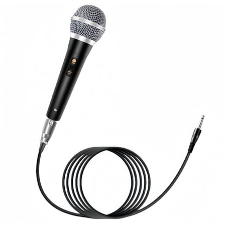 FZENeast Professional Handheld Wired Dynamic Microphone, Black