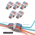 thumbnail image 3 of Conector de empalme 5 piezas shamjiam Terminal de conector de cable, 3 of 8