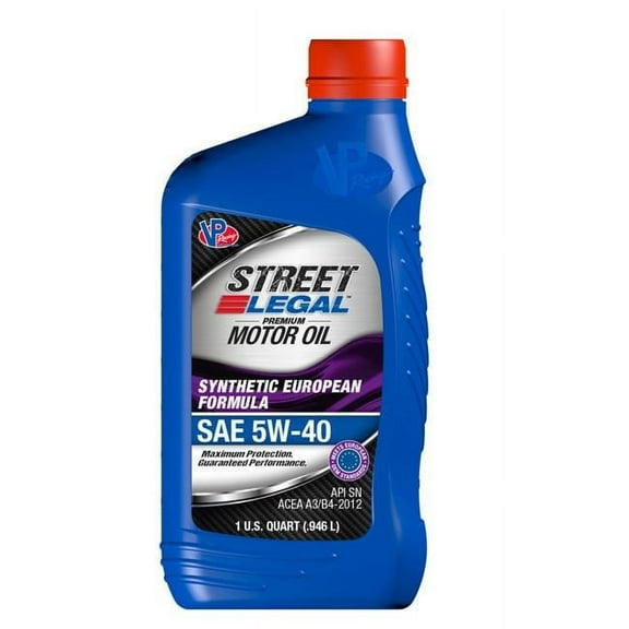 VP Fuel VP3254003 Street Legal Synthetic Euro Formula Motor Oil