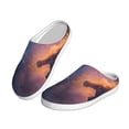 thumbnail image 2 of Fotbe Watercolor Sky Dragon Pattern Women's Fuzzy Curly Fur Memory Foam Loafer Slippers Indoor Outdoor Slippers Winter Home Shoes-39/40, 2 of 7