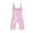 Pink, variant on Toddler Kid Jumpsuit Pants Clothes Little Girls' Fashionable Casual Girls' Striped Bow Strap One-piece Trousers Summer Jumpsuit For Girls Boys