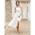 thumbnail image 5 of Women'S Summer Boho Strapless Maxi Dress 2025 Casual Sleeveless Off Shoulder Beach Long Sundress White M, 5 of 9