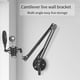 thumbnail image 1 of Adjustable Bracket Wall Mounted Microphone Support Fixed Base Punching Holes Universal Microphone an, 1 of 5