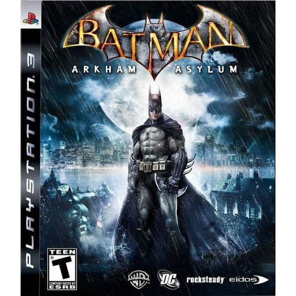 Restored Batman: Arkham Asylum Sony PlayStation 3 PS3 2009 (Refurbished)